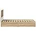 Letto con Contenitore con testiera Rovere Sonoma 75 x 190 cm - Foto miniatura 9