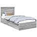 Letto con Contenitore con testiera Grigio Sonoma 90 x 200 cm - Foto miniatura 1