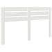 Testiera con testiera Bianco 180 cm Legno multistrato - Foto miniatura 6