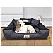 55x45 cm KINGDOG Cuccia per cani impermeabile personalizzabile Nero - Foto miniatura 5