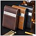 Portasigarette Medio In Pelle Pu Con Chiusura Magnetica - Contiene 20 Sigarette Slim Brown - Foto miniatura 3
