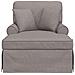 Chaise Longe con Gonna con cuscino 3 pcs Talpa Tessuto - Foto miniatura 4