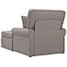 Chaise Longe con Gonna con cuscino 3 pcs Talpa Tessuto - Foto miniatura 6