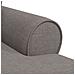 Chaise Longe con Gonna con cuscino 3 pcs Talpa Tessuto - Foto miniatura 8