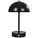 Lampada Da Tavolo Holt Ricaricabile In Metallo Nero E Ottone - Foto miniatura 1
