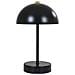Lampada Da Tavolo Holt Ricaricabile In Metallo Nero E Ottone - Foto miniatura 2