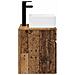 Mobile lavabo da parete Legno antico 49 x 41 x 63 cm - Foto miniatura 2