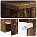 Mobile lavabo da parete Legno antico 49 x 41 x 63 cm - Foto miniatura 4