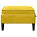 Pouf con Storage Giallo Velluto - Foto miniatura 5