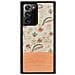 Custodia Per Samsung Galaxy Note20 Ultra, Nera Con Motivo Di Fiori Rosa. - Foto miniatura 1
