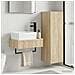 Set di mobili per il bagno 2 pz Rovere Sonoma - Foto miniatura 10