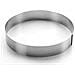 Anello rotondo per torte in acciaio inox, colore argento, 26 x 4,5 cm - Foto miniatura 1