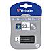 32GB Store'n'Go PinStripe Black USB Key (nero) - design rigato - connettore  - Foto miniatura 4