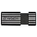 32GB Store'n'Go PinStripe Black USB Key (nero) - design rigato - connettore  - Foto miniatura 6