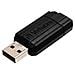 32GB Store'n'Go PinStripe Black USB Key (nero) - design rigato - connettore  - Foto miniatura 9
