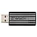 32GB Store'n'Go PinStripe Black USB Key (nero) - design rigato - connettore  - Foto miniatura 11