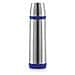 Borraccia Captain 0,5 l colore blu in acciaio Inox - Foto miniatura 1