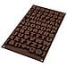 Stampo cioccolato abc easy choc 35x18mm h. 16mm 112.5ml silicone - Foto miniatura 3