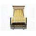 Tenda Da Sole A Caduta Uv Per Esterno Balcone Casa Telo Ombra Modello Riga Fine 145x300 Giallo - Foto miniatura 9