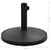 Base Per Parasole Rotonda In Poliresina 10 Kg Nera - Foto miniatura 6