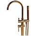 Rubinetto Per Vasca Freestanding Color Rame Tugela - Foto miniatura 5