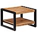 Tavolino Da Caffè 60x60x40 Cm In Legno Massello Di Acacia - Foto miniatura 1