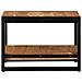 Tavolino Da Caffè 60x60x40 Cm In Legno Massello Di Acacia - Foto miniatura 3