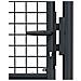Cancello Per Giardino In Acciaio Zincato 100x250 Cm Grigio - Foto miniatura 4