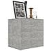 Comodini 2 pz Grigio Cemento 40x30x40 cm in Legno Multistrato - Foto miniatura 3