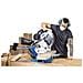 Troncatrice Radiale Per Legno Hm140l 2000 W Sega Circolare 305 - Foto miniatura 11