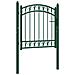 Cancello Per Recinzione Ad Arco In Acciaio 100x100 Cm Verde - Foto miniatura 2