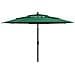 Ombrellone a 3 Livelli con Palo in Alluminio Verde 3,5 m - Foto miniatura 1