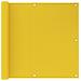 Schermo Frangivista per Balcone Giallo 90x500 cm in HDPE - Foto miniatura 1