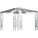 Gazebo con Stringa di Luci LED 300x300 cm Crema - Foto miniatura 1