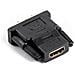 AD-0013-BK adattatore per inversione del genere dei cavi HDMI DVI-D 18+1 Single Link Nero - Foto miniatura 2