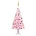 Set Albero Natale Artificiale con LED e Palline Rosa 210 cm PVC - Foto miniatura 1