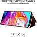 Custodia Compatibile Con Samsung Galaxy A70 / A70s In Kunzit Rosa - Clear View Specchio Coperchio Protettivo Con Funzione Di Supporto Protezione A 360 Gradi - Foto miniatura 4