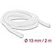 Manicotto intrecciato con chiusura automatica 2 m x 13 mm bianco - Foto miniatura 1