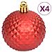 Set Addobbi Di Natale 108 Pz Rosso E Bianco - Foto miniatura 7