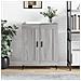 Credenza Grigio Sonoma 69,5x34x90 Cm In Legno Multistrato - Foto miniatura 1