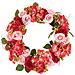 Ghirlanda Decorativa Rosso E Rosa Ø 50 Cm Agulo - Foto miniatura 2