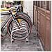 Rastrelliera Portabiciclette Parcheggio Per 4 Biciclette In Acciaio, 110x33x27 Cm, Argento - Foto miniatura 2