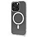 Apple Iphone 16 Pro Cover In Morbido Tpu Trasparente Compatibile Magsave Modulo Magnetico Circolare Bianco - Foto miniatura 1