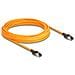 Cavo di rete RJ45 con funzione di ricerca porte USB Type-C Autotracciamento Cat. 6A S /FTP 7,5 m arancione - Foto miniatura 1