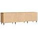 Mobile Porta Tv Rovere Artigianale 150x30x44,5 Cm Multistrato - Foto miniatura 4