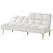 Divano Letto 3 Posti Siljan Tessuto Bianco Sporco - Foto miniatura 4