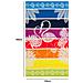 Telo Mare Grande 100x180 Spugna Spiaggia Piscina Maui Flamenco Multicolor D13 - Foto miniatura 4