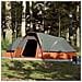 Tenda Familiare a Cupola 9 Persone Arancione Impermeabile - Foto miniatura 1
