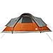 Tenda Familiare a Cupola 9 Persone Arancione Impermeabile - Foto miniatura 5