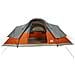 Tenda Familiare a Cupola 9 Persone Arancione Impermeabile - Foto miniatura 6